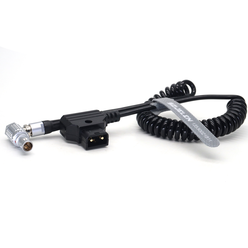 Power Coiled Cable D-tap to 0B 2Pin for Teradek Bolt Pro 1000/3000ft
