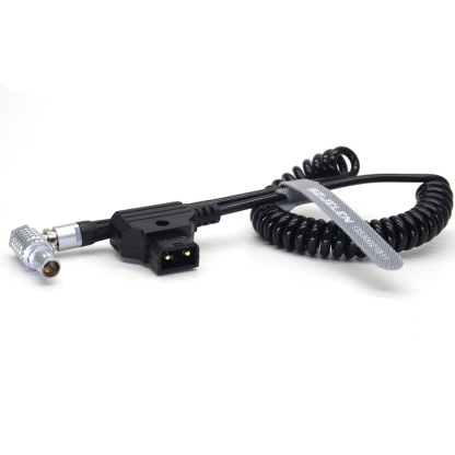 Power Coiled Cable D-tap to 0B 2Pin for Teradek Bolt Pro 1000/3000ft