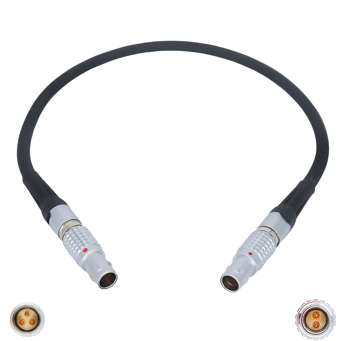 Power Cable Steadicam M2 0B 3Pin To 0B 2Pin For SmallHD/Teradek/Vaxis Image Transmission and Monitor