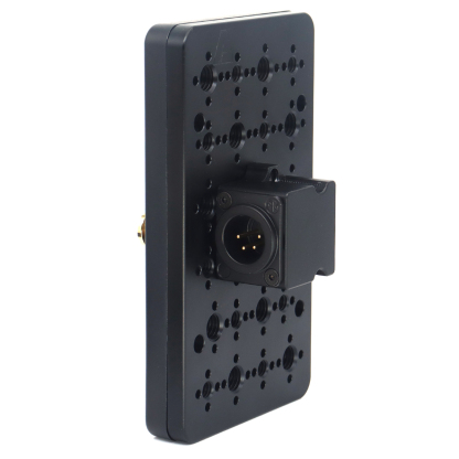 Gold-Mount Battery Plate with XLR 4Pin Male