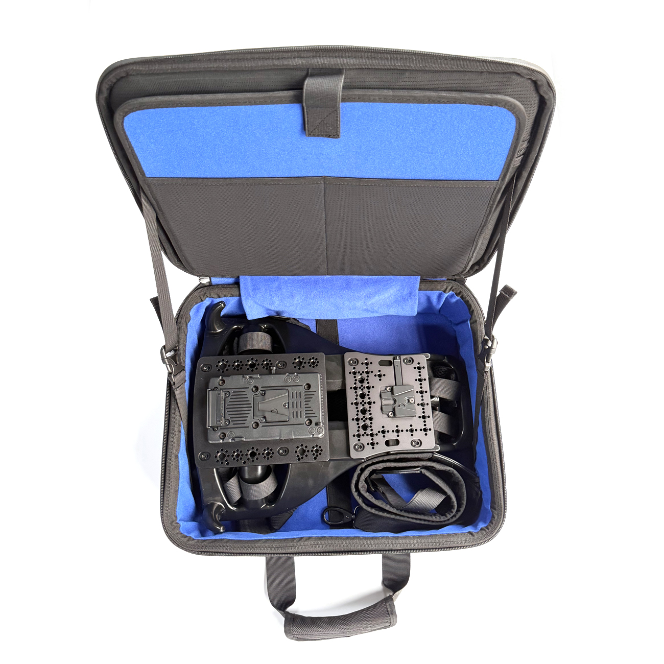 Video Outdoor Live Streaming Broadcast Backpack Plate Vest For V-Mount/Gold-Mount Battery