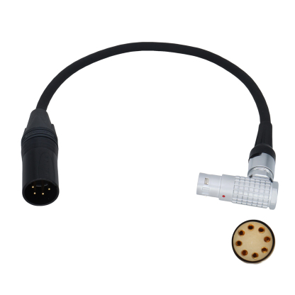 XLR 3Pin/4Pin to 2B 8Pin Female for ARRI ALEXA Mini/Mini LF/Alexa35 Camera Power Cable