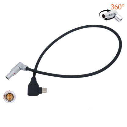 Power Cable Ronin RS3 RS4 Type-C Power Supply To FGG 0B 2Pin for Teradek