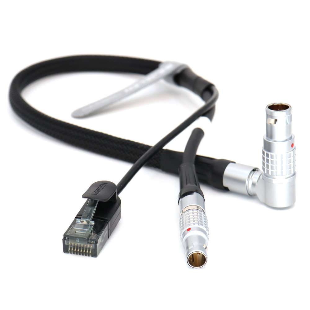 Power Cable 1B 10Pin Ethernet Cable to RJ45 and 0B 2Pin for ARRI Alexa Mini