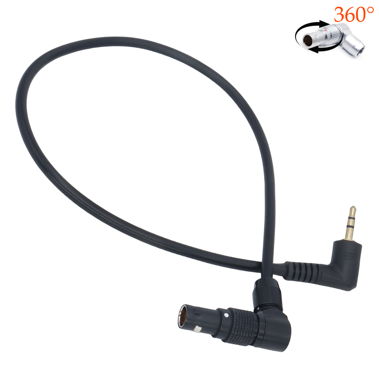 Pixboom Spark 9Pin EXT to 2.5mm Trigger Cable for Pixboom Spark With Yongnuo RF-603 II Remote Trigger
