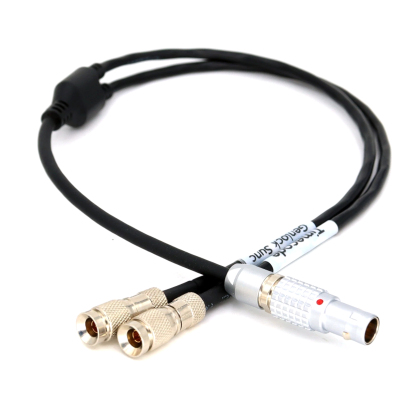 Timecode Cable 0B 5Pin Male to Dual C44(I/O) for ARRI ALEXA MiniLF/ALEXA 35