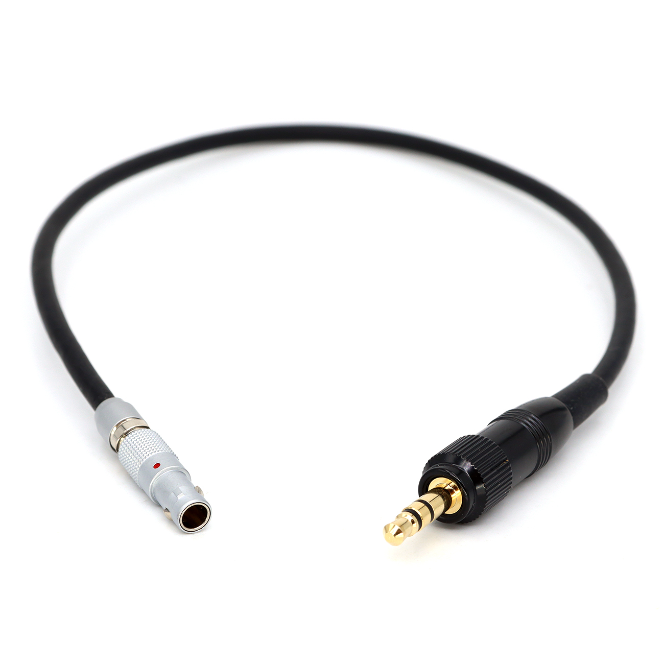 Audio Cable Locking 3.5mm to 00B 5Pin Male for ARRI MINI, RED V-RAPTOR 8K VV