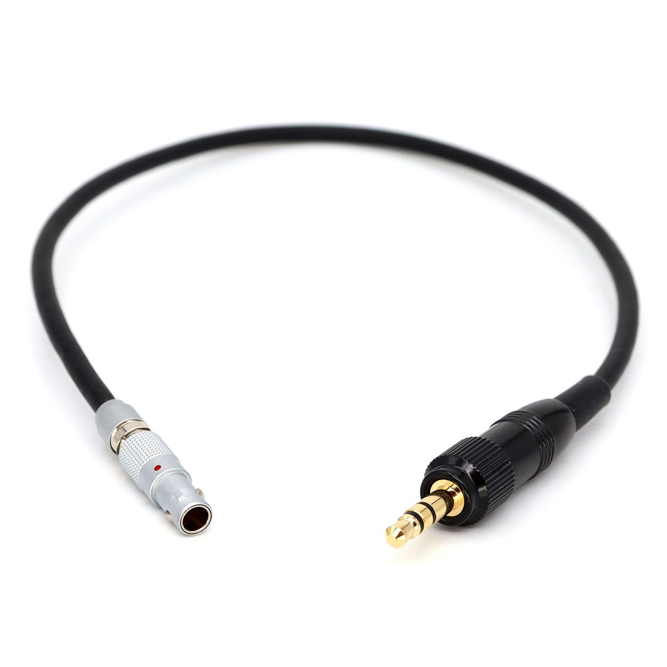 Audio Cable Locking 3.5mm to 00B 5Pin Male for ARRI MINI, RED V-RAPTOR 8K VV
