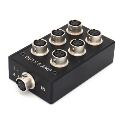 Hirose 4Pin Female to 4Pin Power outs 6 AMP for Sound Devices 688 633, Zoom F8
