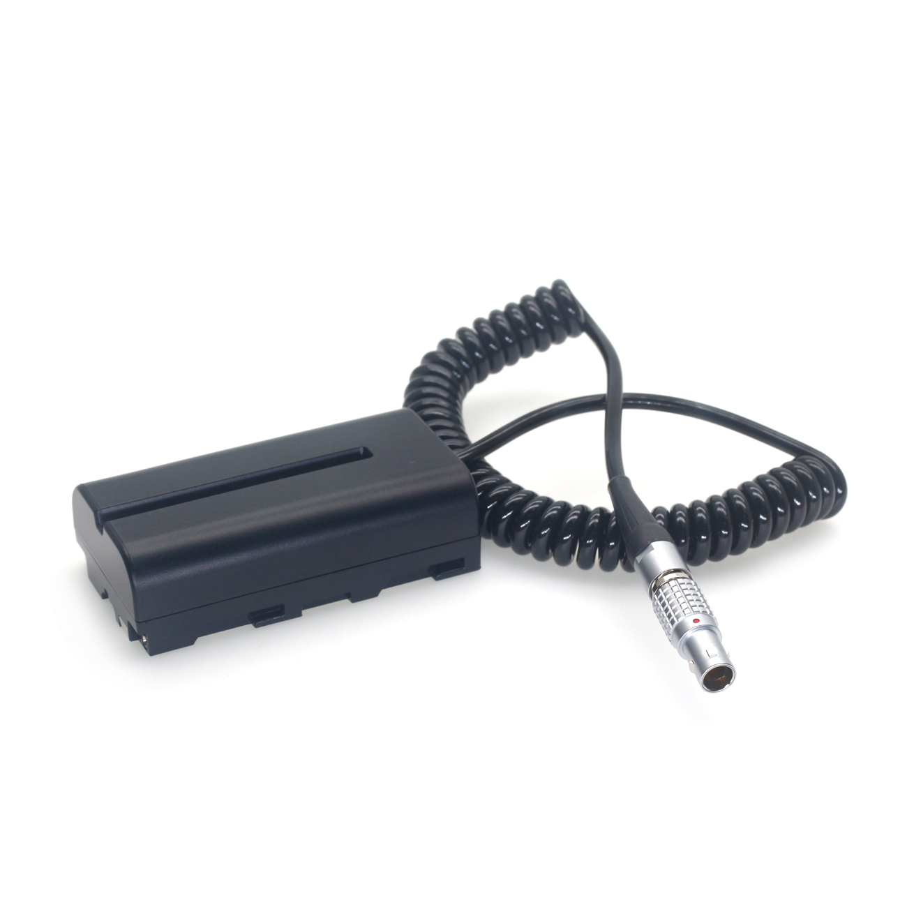 0B 2Pin Male to NP-F550/NP-F570/970 Power Coupler DC Dummy Battery for SONY