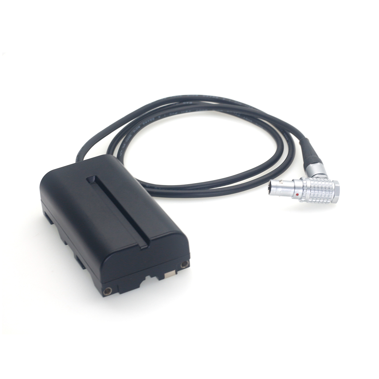 0B 2Pin Male to NP-F550/NP-F570/970 Power Coupler DC Dummy Battery for SONY