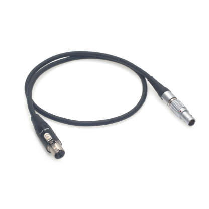 Power Cable 0B 2Pin to Mini XLR 4Pin Female for Tvlogic 055/056/058, ARRI
