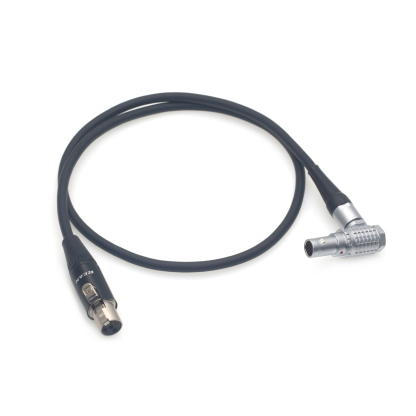 Power Cable 0B 2Pin to Mini XLR 4Pin Female for Tvlogic 055/056/058, ARRI