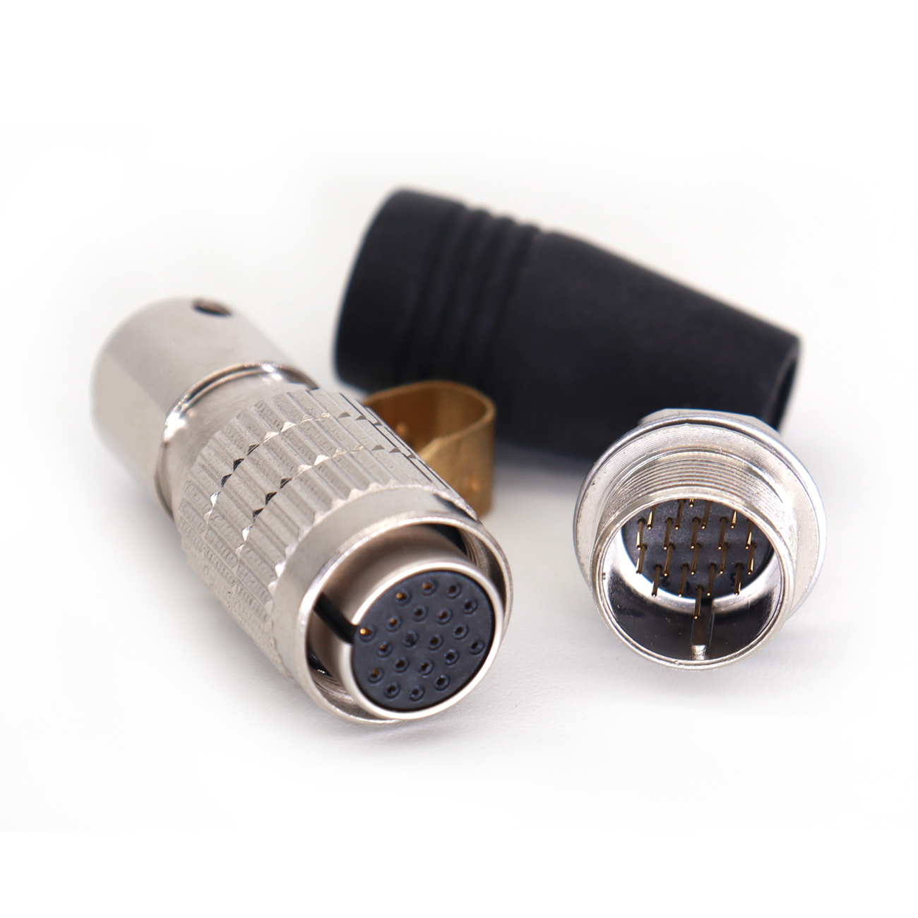 HR25-9TP 12/16/20Pin Plug Socket Power Cables, Industrial Camera Connector Male and Female, Female and Male