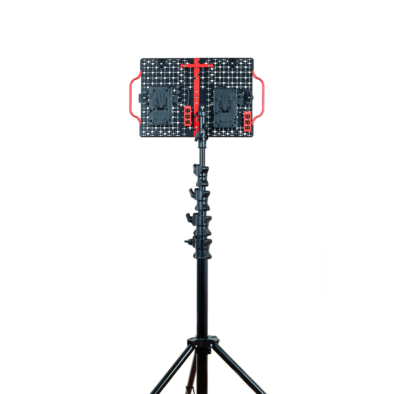 Multifunctional V-mount battery-powered board can hang pictures and transfer monitor support panel, magic leg supports flat notebook operation panel, dtap distributor