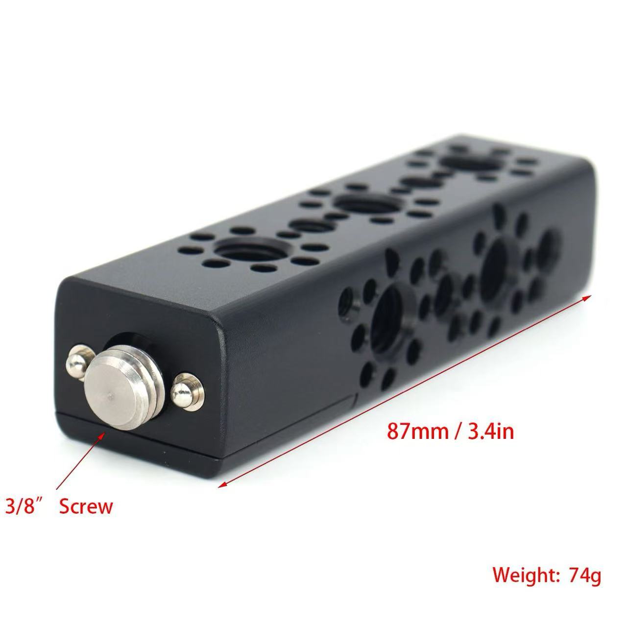 Camera Top Handle Extension Set with 3/8 Thread Fixed for Camera Universal ARRI Positioning Top Handle Fixture Handle Hollywood Handle