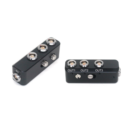 RS 3Pin Female to 3x RS 3Pin Female Power Three Way Splitter For Sony Venice Rs 3pin 24V Distributor With 1/4 Screw