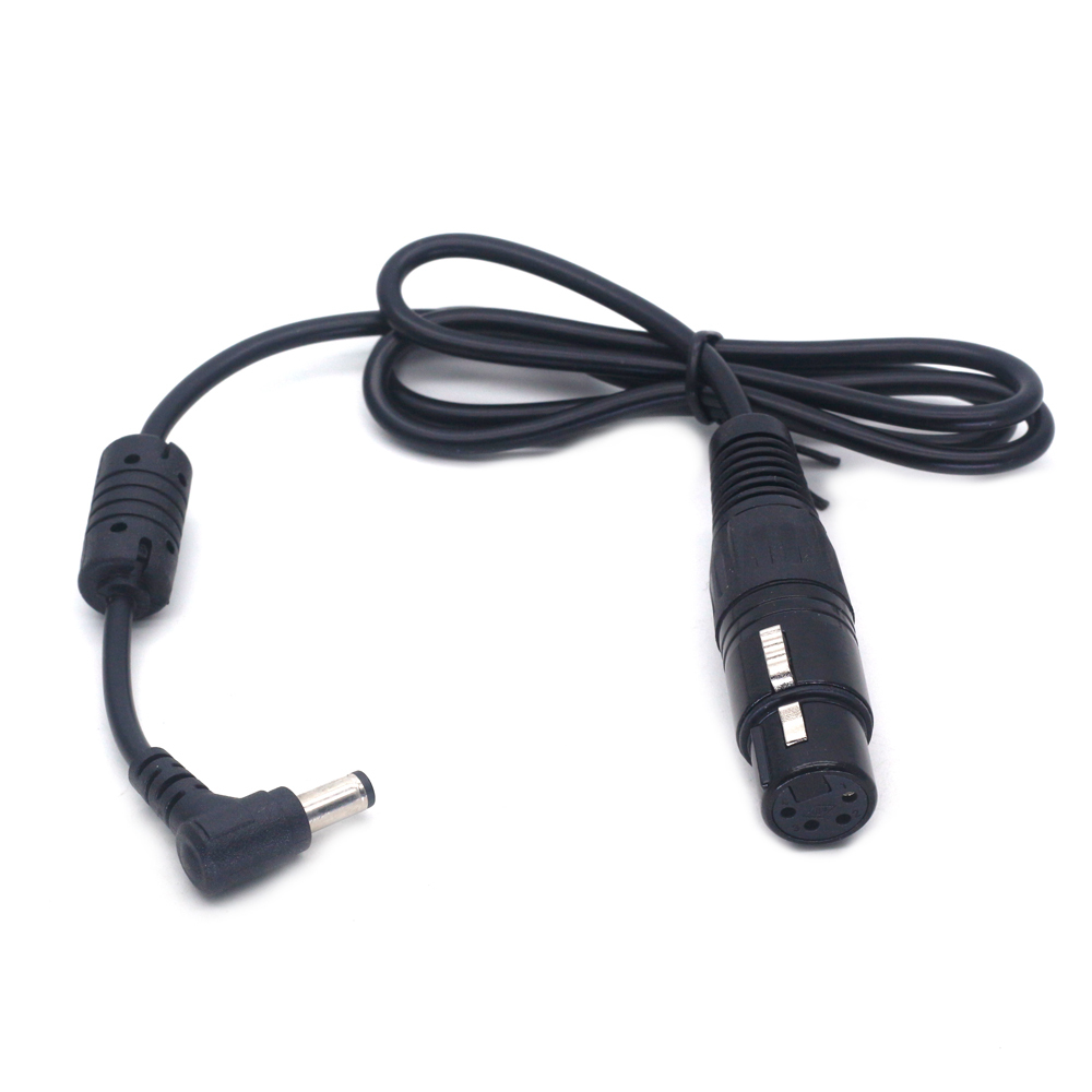 DC 5.5x2.5mm to XLR 4Pin Female Power Cable for Monitor Power Cord