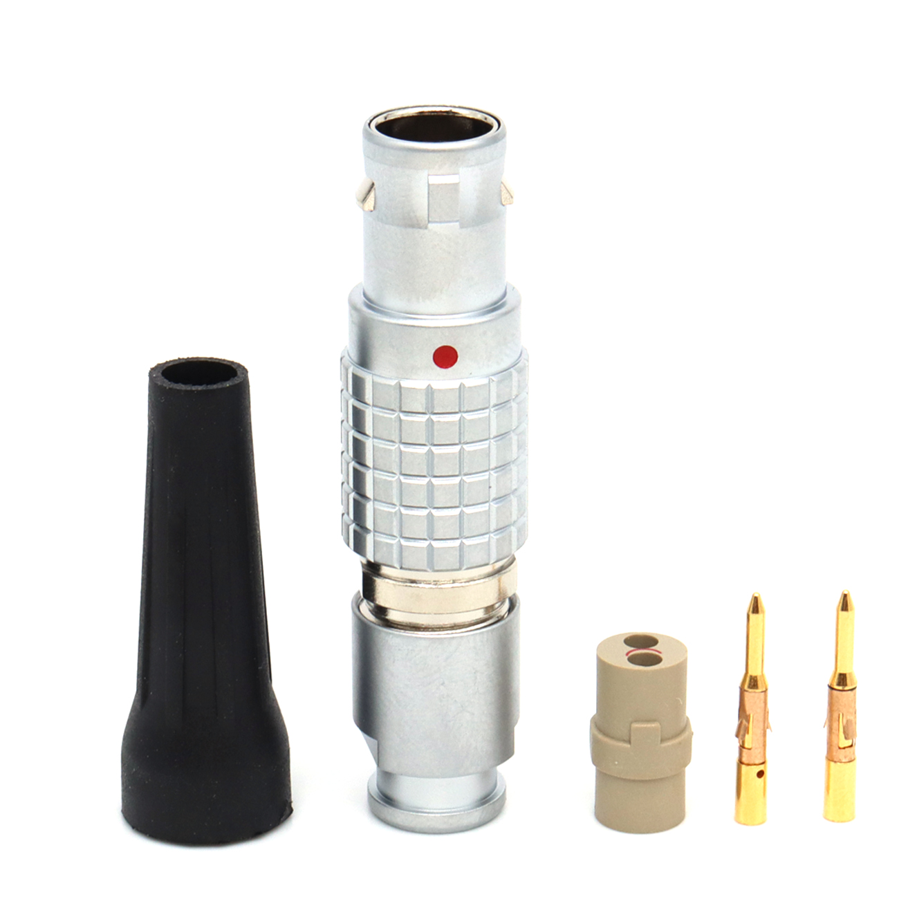 FGG EGG 0B 1B 2~7Pin Metal Circular Connector Without Welding, Crimping Plug Socket