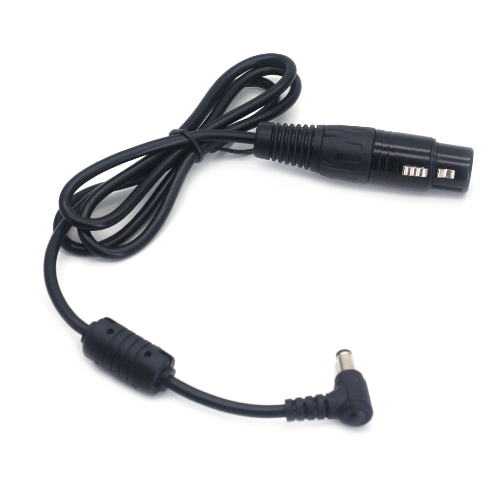 DC 5.5x2.5mm to XLR 4Pin Female Power Cable for Monitor Power Cord