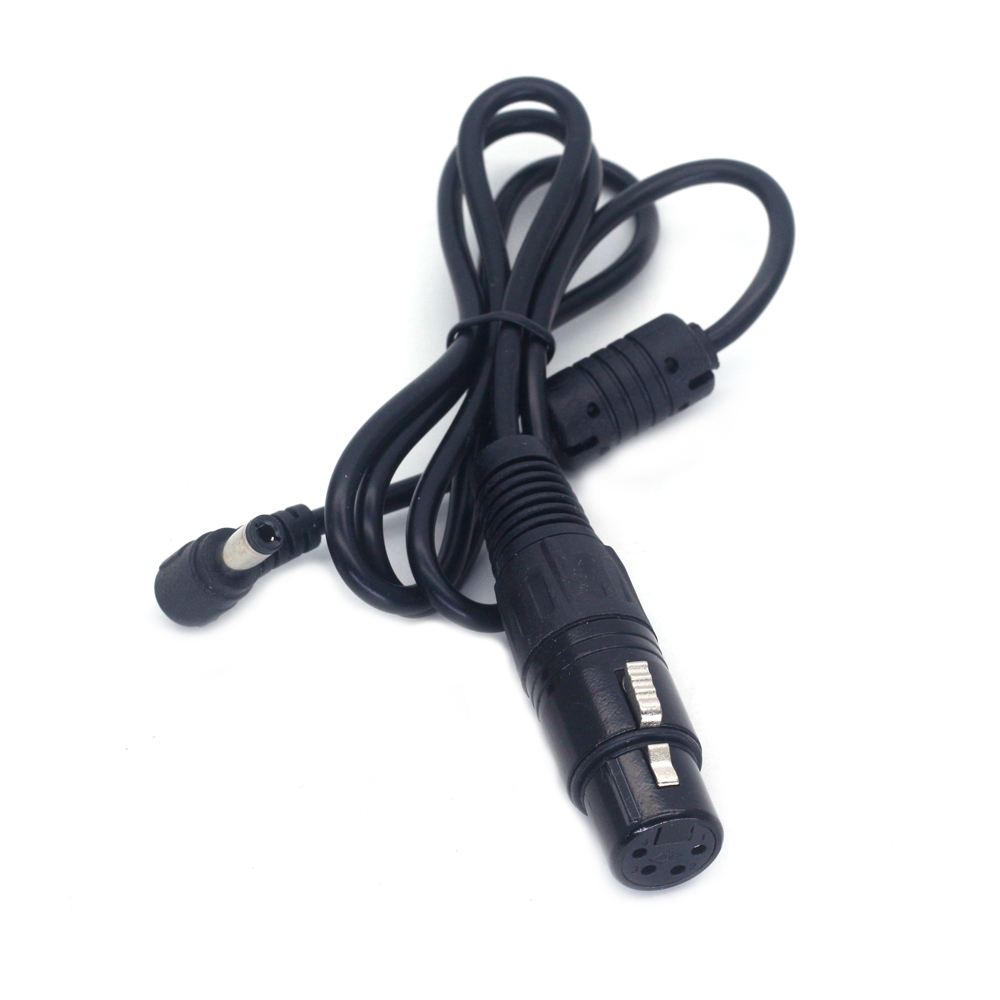 DC 5.5x2.5mm to XLR 4Pin Female Power Cable for Monitor Power Cord
