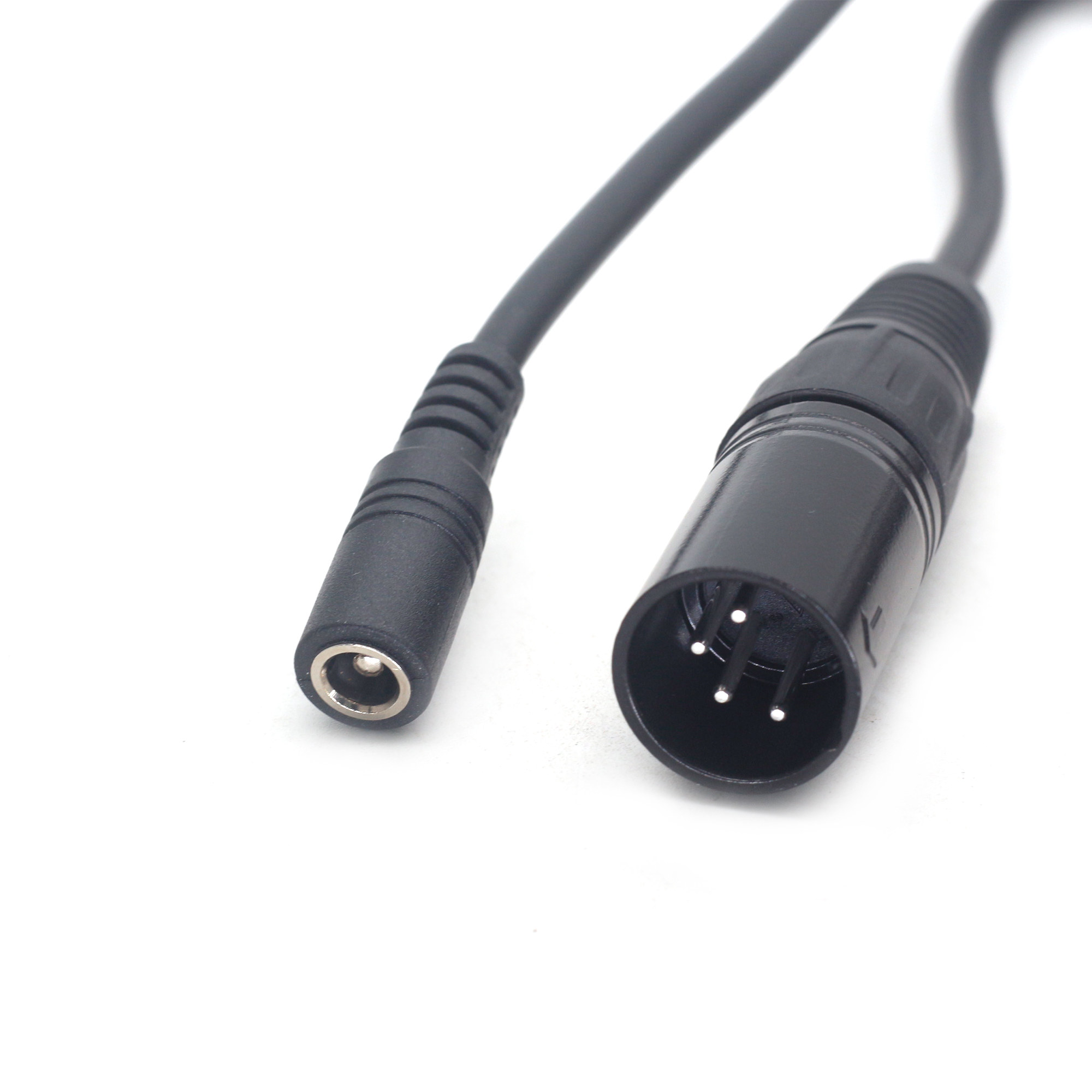 Power Cable DC 5.5*2.5mm Female to XLR 4Pin Male Connector for Video Camera Camcorder