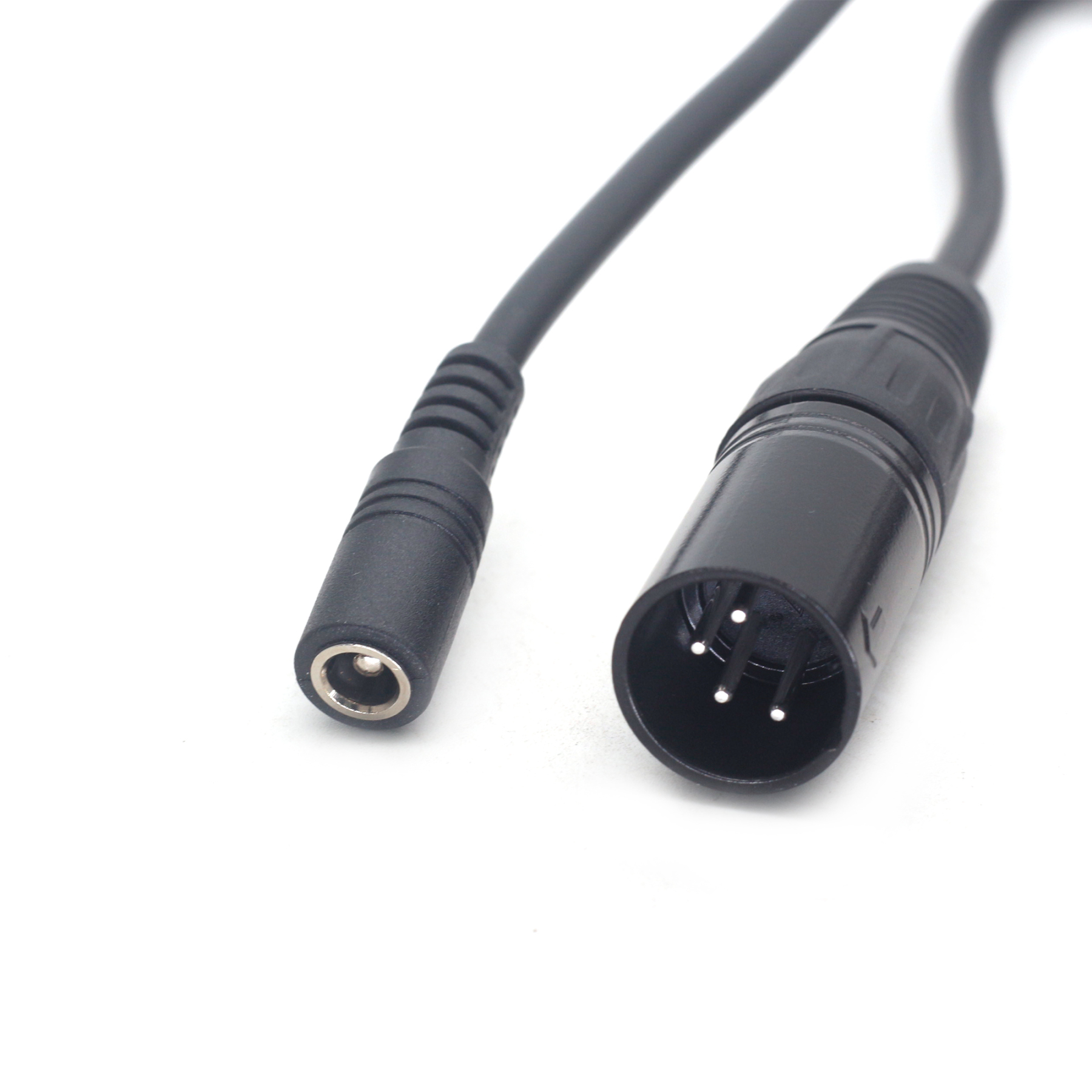 Power Cable DC 5.5*2.5mm Female to XLR 4Pin Male Connector for Video Camera Camcorder