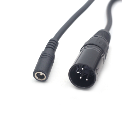 Power Cable DC 5.5*2.5mm Female to XLR 4Pin Male Connector for Video Camera Camcorder