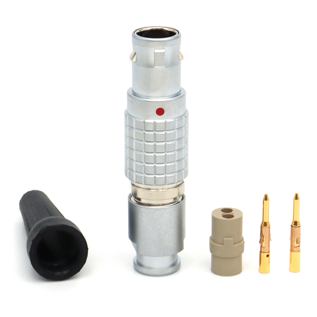 FGG EGG 0B 1B 2~7Pin Metal Circular Connector Without Welding, Crimping Plug Socket