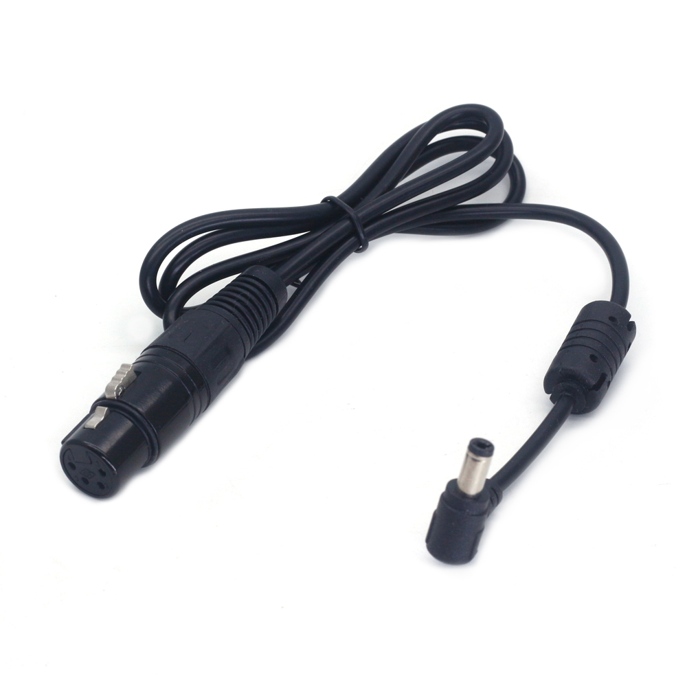 DC 5.5x2.5mm to XLR 4Pin Female Power Cable for Monitor Power Cord