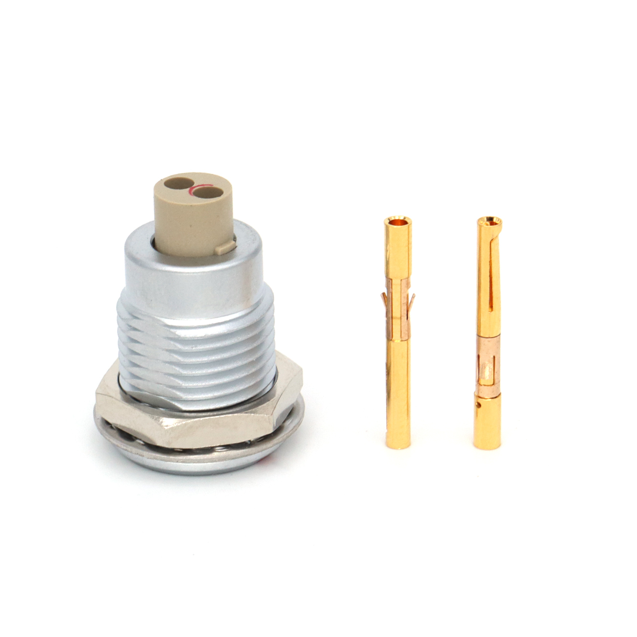 FGG EGG 0B 1B 2~7Pin Metal Circular Connector Without Welding, Crimping Plug Socket