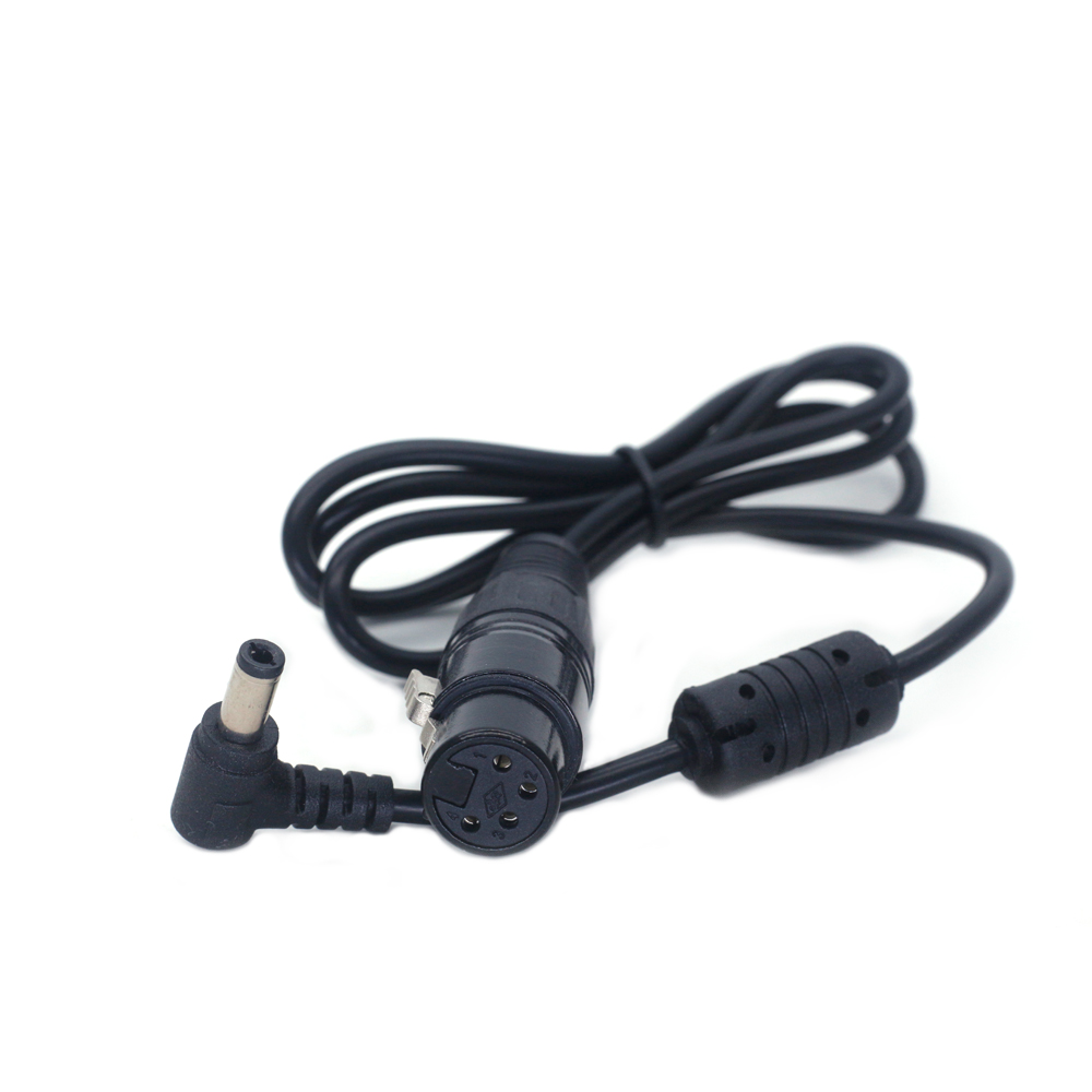 DC 5.5x2.5mm to XLR 4Pin Female Power Cable for Monitor Power Cord