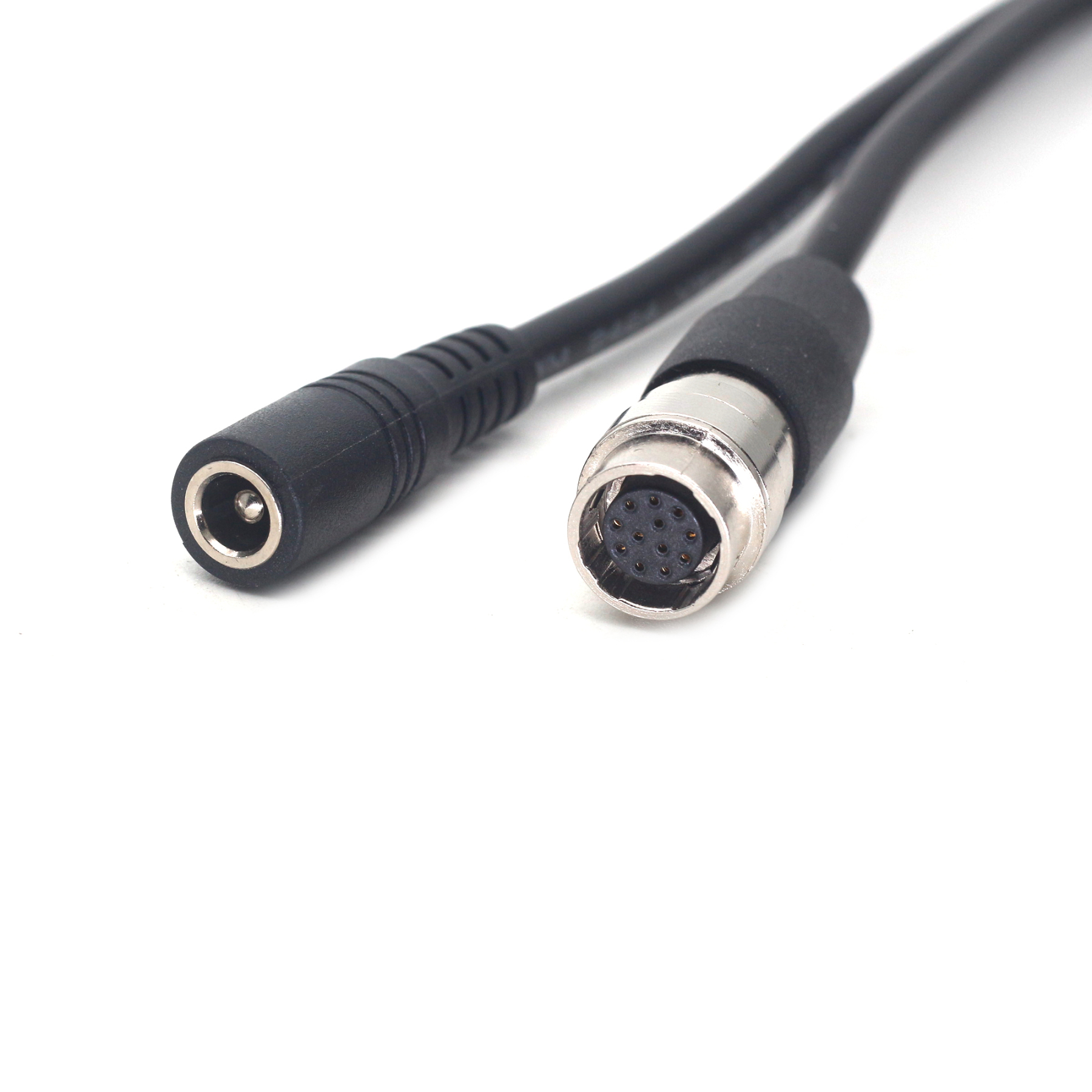 Power Cable Hirose 12Pin Female to 12V DC 5.5x2.5mm for GH4 B4 2/3" Fujinon Canon Nikon Camera Lens