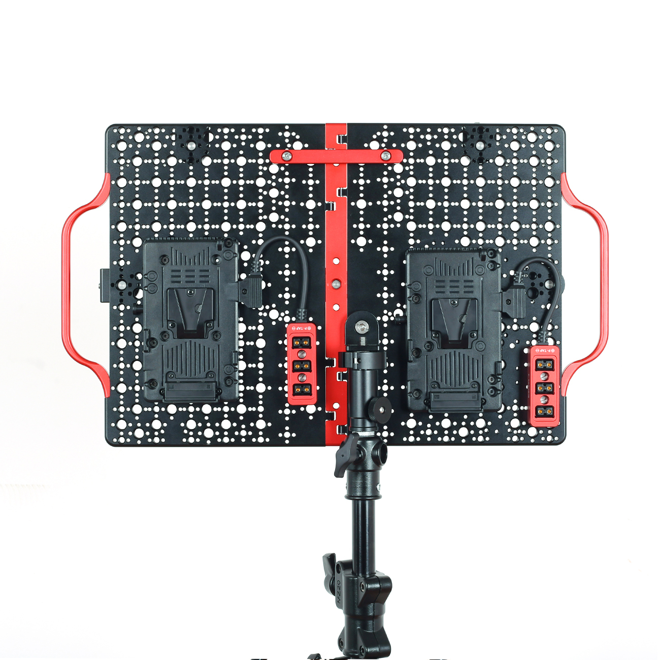 Multifunctional V-mount battery-powered board can hang pictures and transfer monitor support panel, magic leg supports flat notebook operation panel, dtap distributor