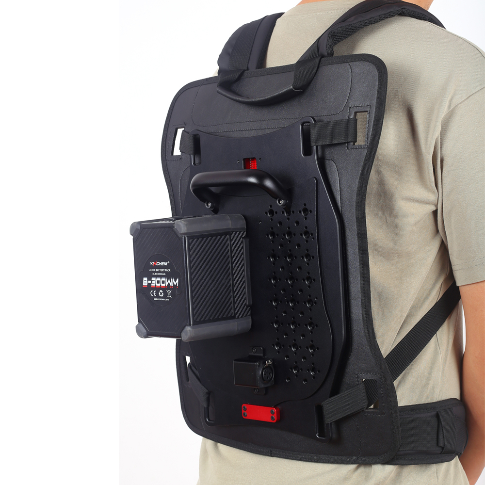 V-mount/B-mount battery Power Backpack XLR 3Pin Power Output Handle fixing plate for ARRI S35 mini miniLF camera is used separate