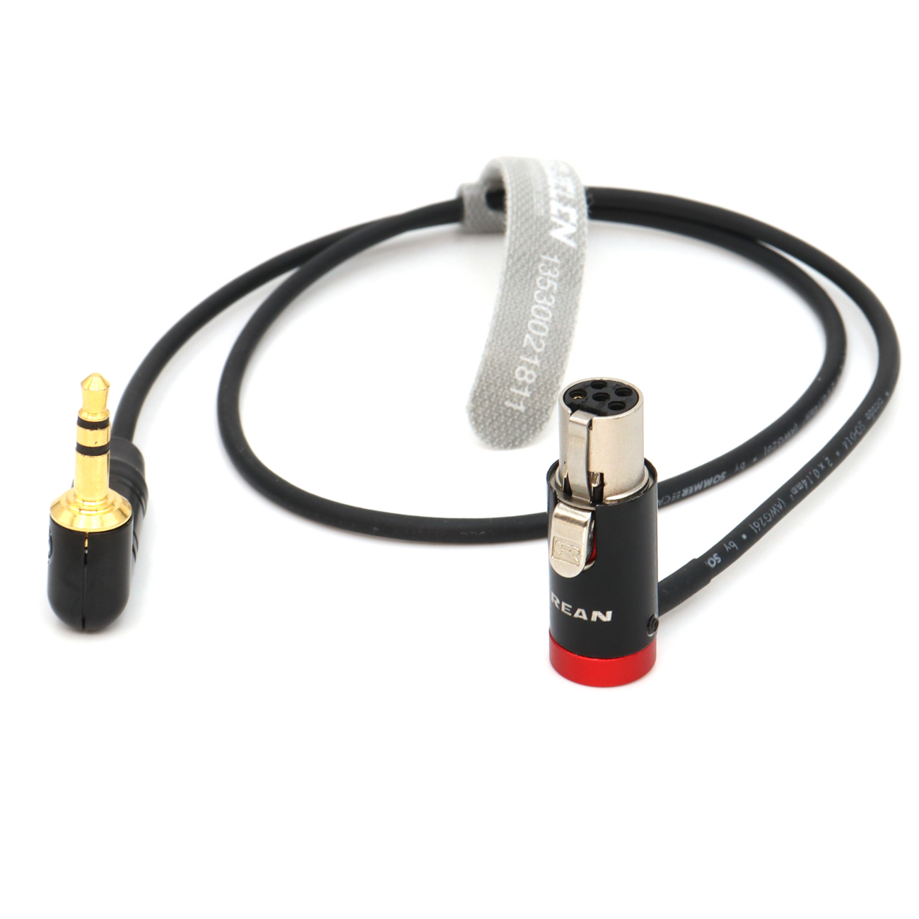 Audio Cable 3.5mm TRS to Low-Profile TA5F for Lectrosonics-DCHR-Receiver, SMQV Transmitter
