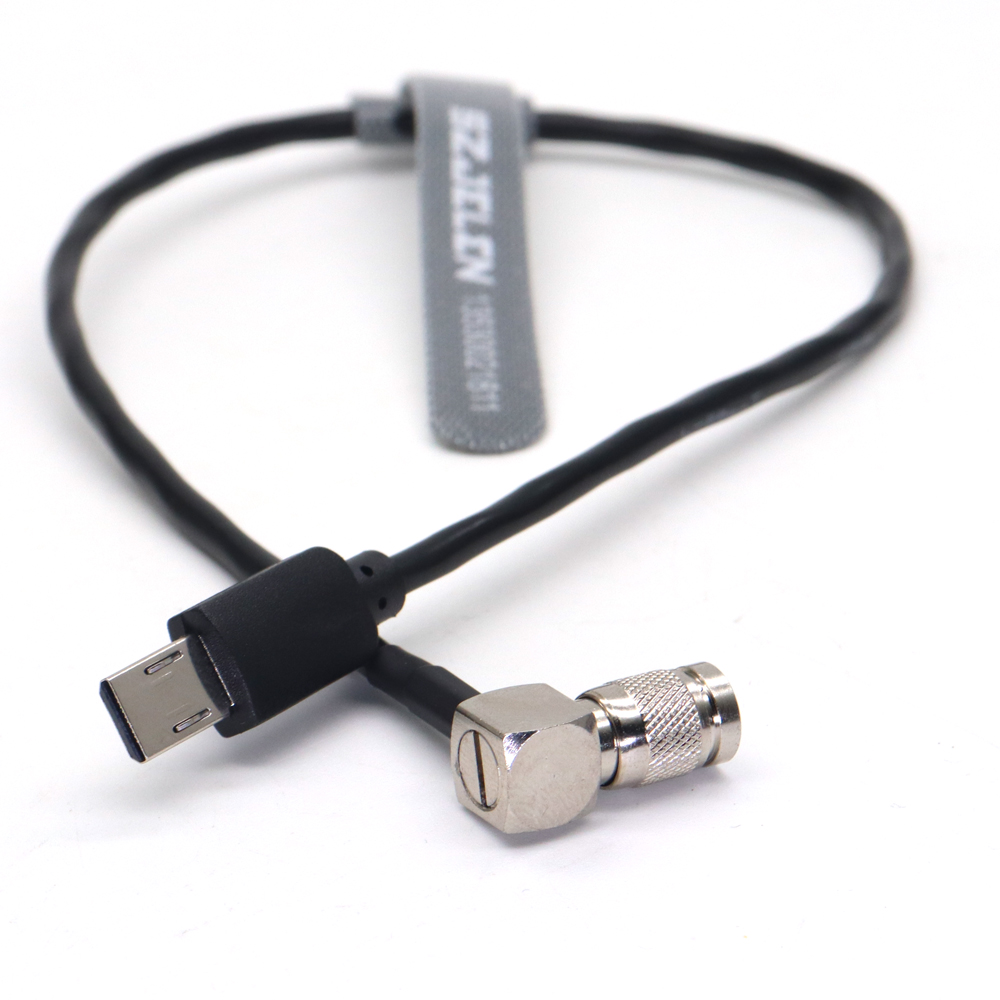 Timecode Cable 3.5mm/DIN 1.0/2.3/0B 5Pin/BNC to Micro-USB for Sony FX3 A7S3 A1 