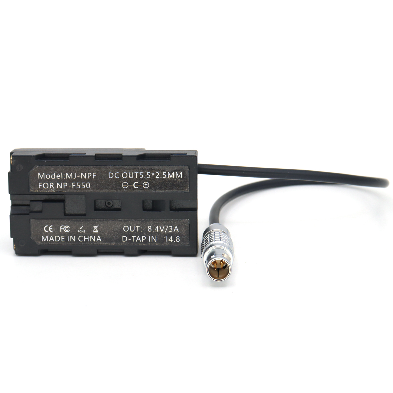 Ronin 2 Power 14.8V 6Pin to SONY NP-F550/570/970 Power Coupler DC Dummy Battery for SmallHD, ATOMOS Monitor Power