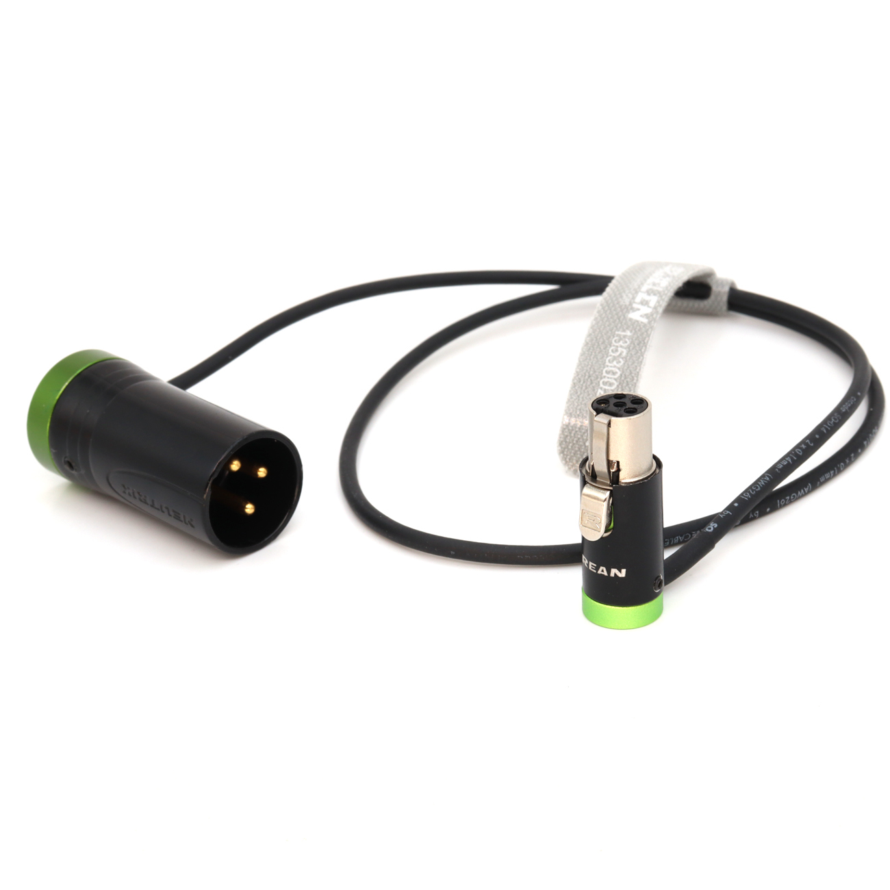 Low-Profile XLR 3Pin Male to TA5F cable For Zaxcom Wisycom Lectrosonics Receiver