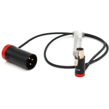 Low-Profile XLR 3Pin Male to TA5F cable For Zaxcom Wisycom Lectrosonics Receiver