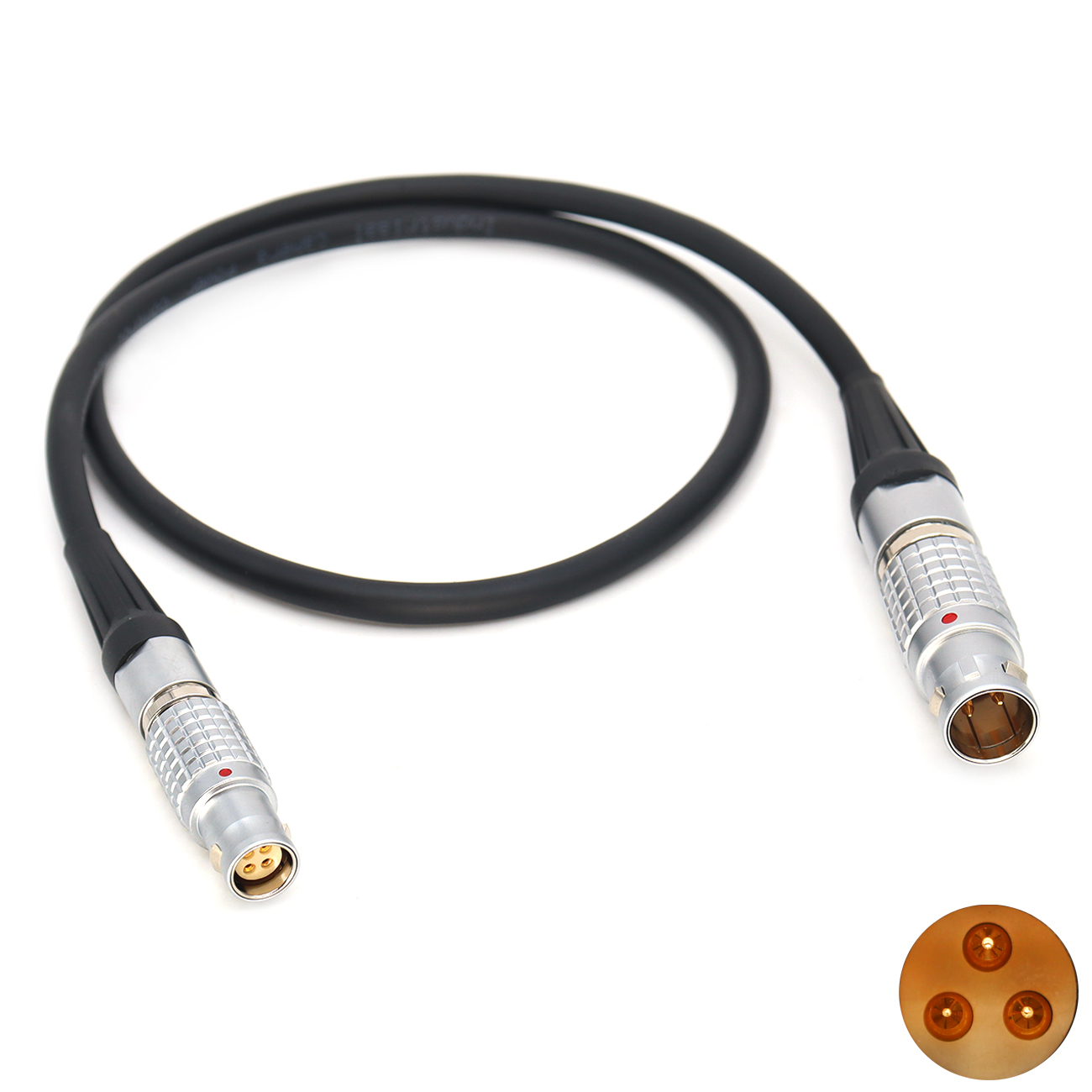 24V Power Cable Steadicam M-2 2B 3Pin to 4Pin Female Suitable For FUJIFILM GFX Eterna 55 Camera