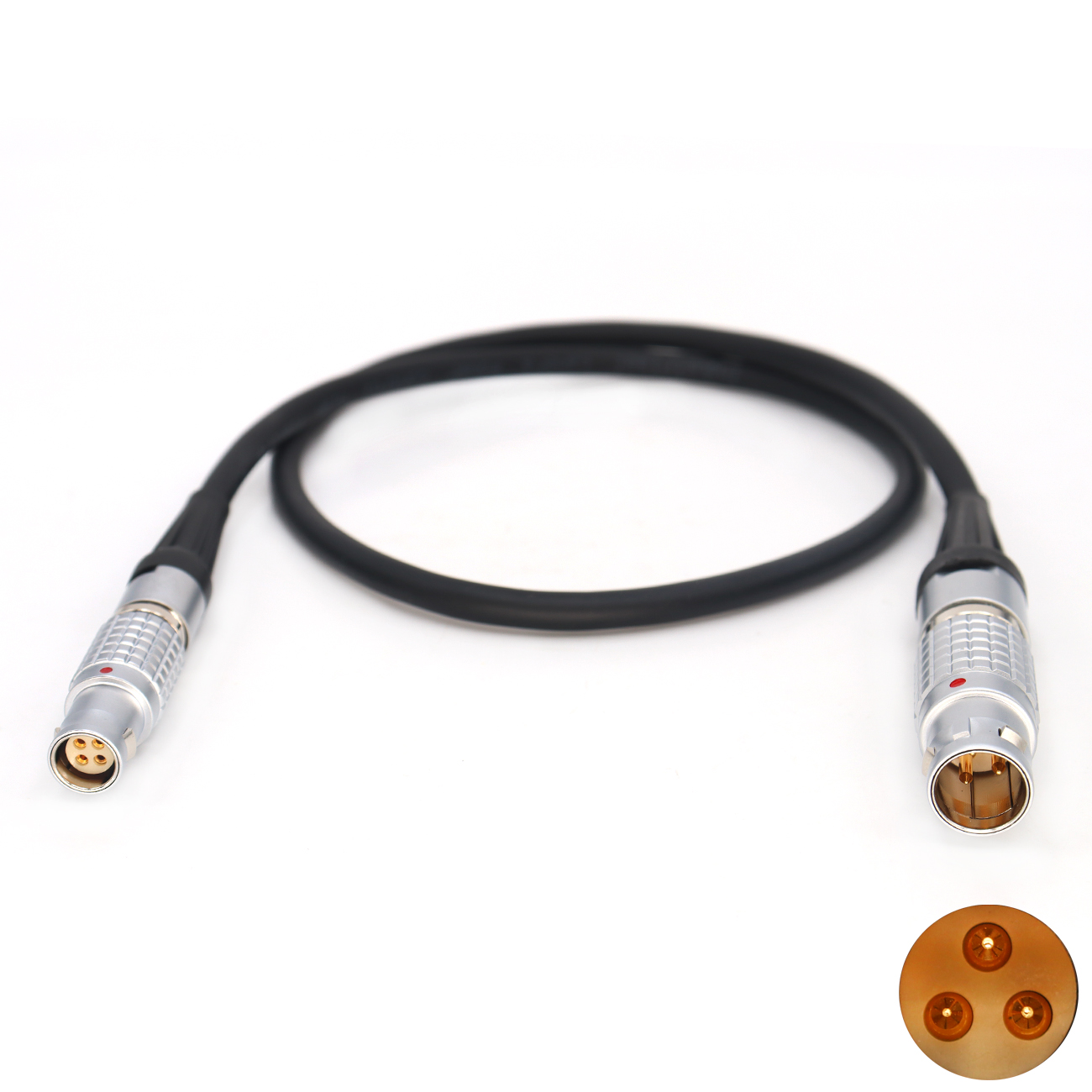 24V Power Cable Steadicam M-2 2B 3Pin to 4Pin Female Suitable For FUJIFILM GFX Eterna 55 Camera