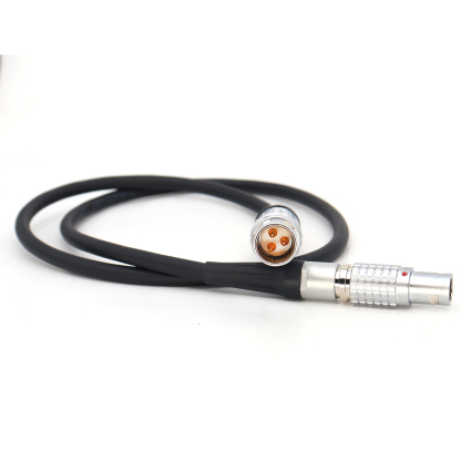 24V Power Cable Steadicam M-2 2B 3Pin to 4Pin Female Suitable For FUJIFILM GFX Eterna 55 Camera