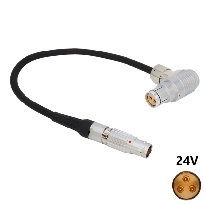 24V Power Cable 2B 3Pin for Tiffen M-1 M2 Ultra/Master to Fischer 105 2Pin Female for ARRI Alexa XT SXT LF SXT-W Classic Camera