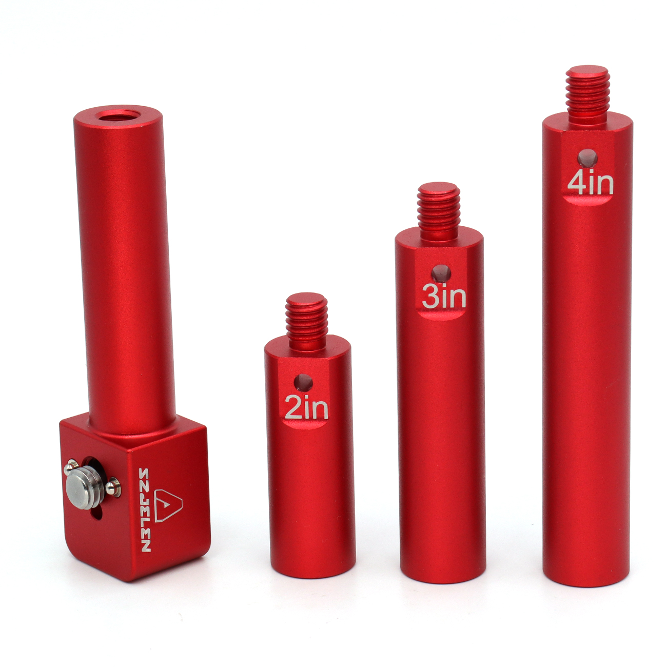 Multicolored 19mm Rod Mounting Bracket with 3/8 Screw and Anti Twist,4 Sections of Length to Match for Arri Red Sony Camera