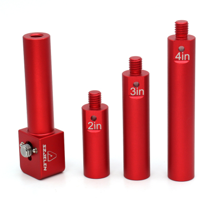 Multicolored 19mm Rod Mounting Bracket with 3/8 Screw and Anti Twist,4 Sections of Length to Match for Arri Red Sony Camera