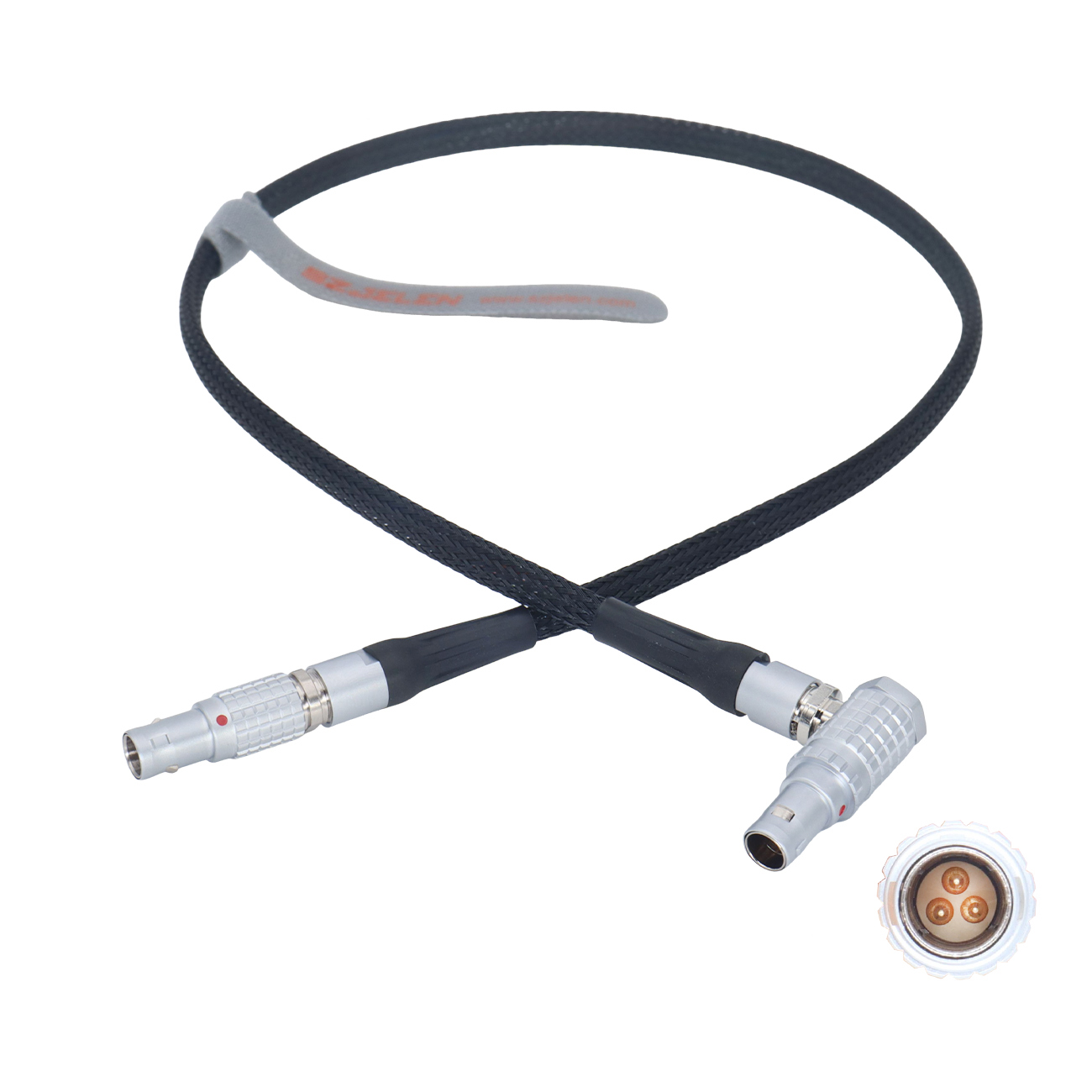 Steadicam Volt Power Cable 0B 3Pin Male to Elbow 0B 3Pin Male for 
