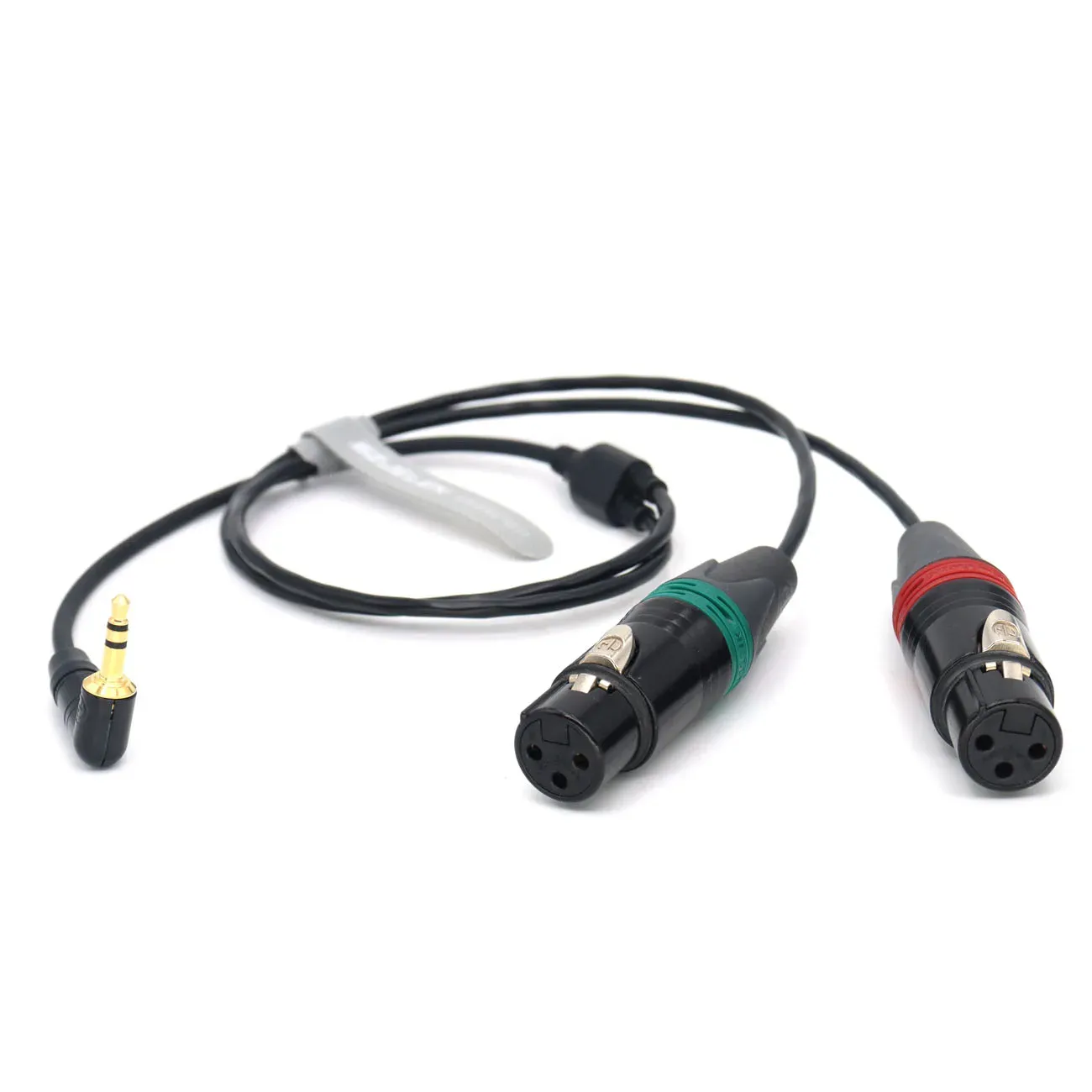Audio Cable 3.5mm TRS to Double XLR 3Pin Female