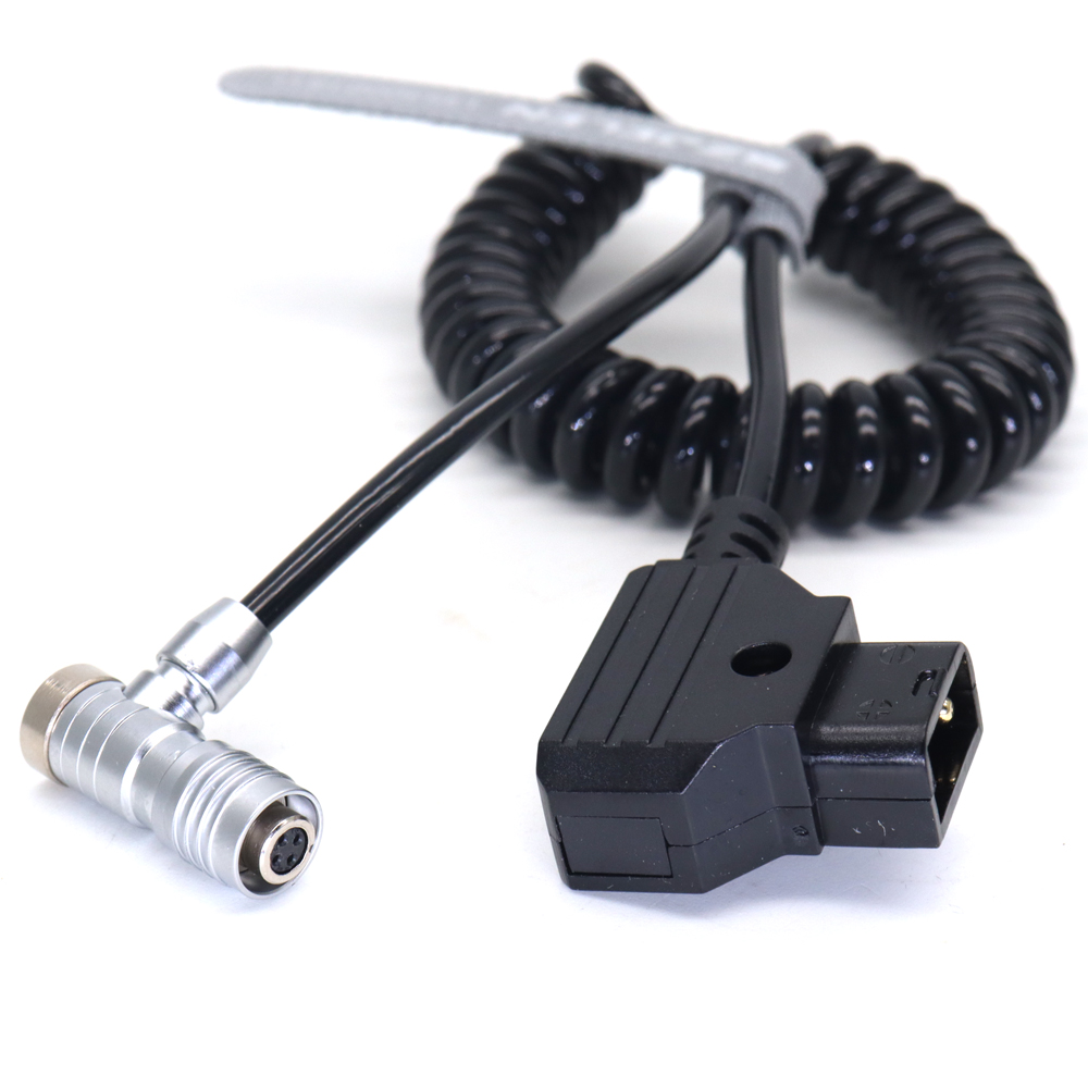 Power Coiled Cable D-tap to SF6 4Pin Female for PORTKEYS BM5 Monitor
