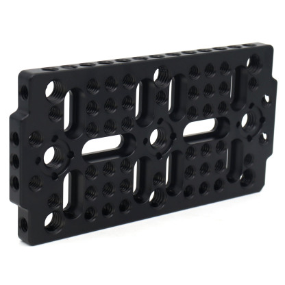Universal 1/4 screw adapter plate, 3/8 quick installation plate, cold shoe interface adapter plate for Blackmagic URSA Cine